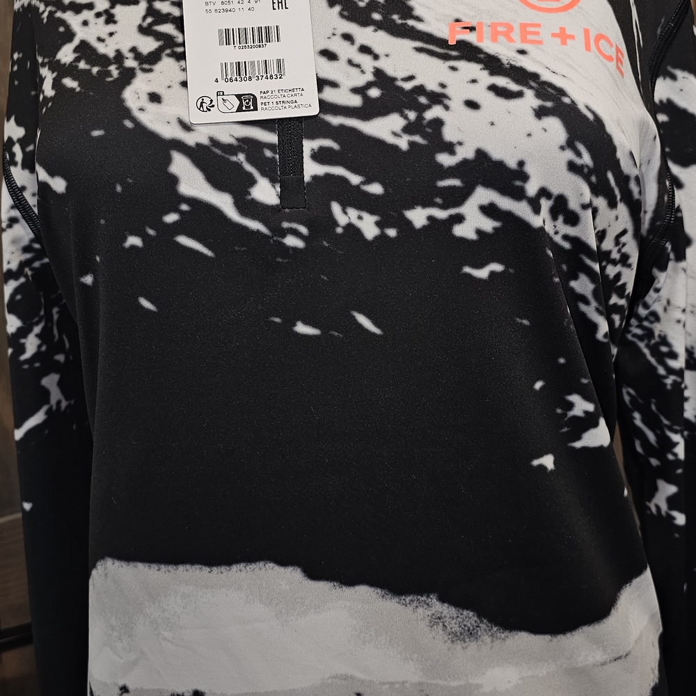 Bogner Fire + Ice Black and White Top